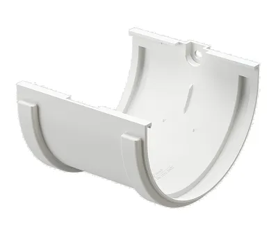 Соединитель желобов Standart Белый