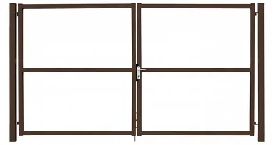 Ворота Эконом New Lock 2,0х3,45 RAL 8017