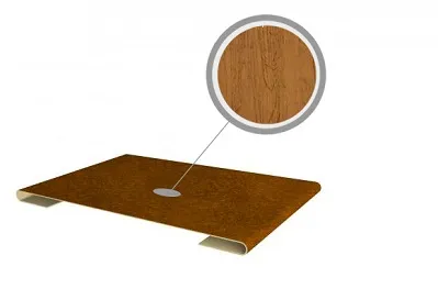 Планка стыковочная 10*80*10 Print Golden Dub