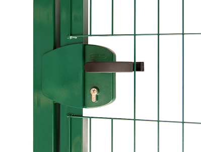Ворота Медиум Lock (с замком) 2,03x6,0м RAL 6005