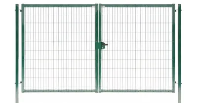 Ворота Медиум Lock (с замком) 2,03x6,0м RAL 6005